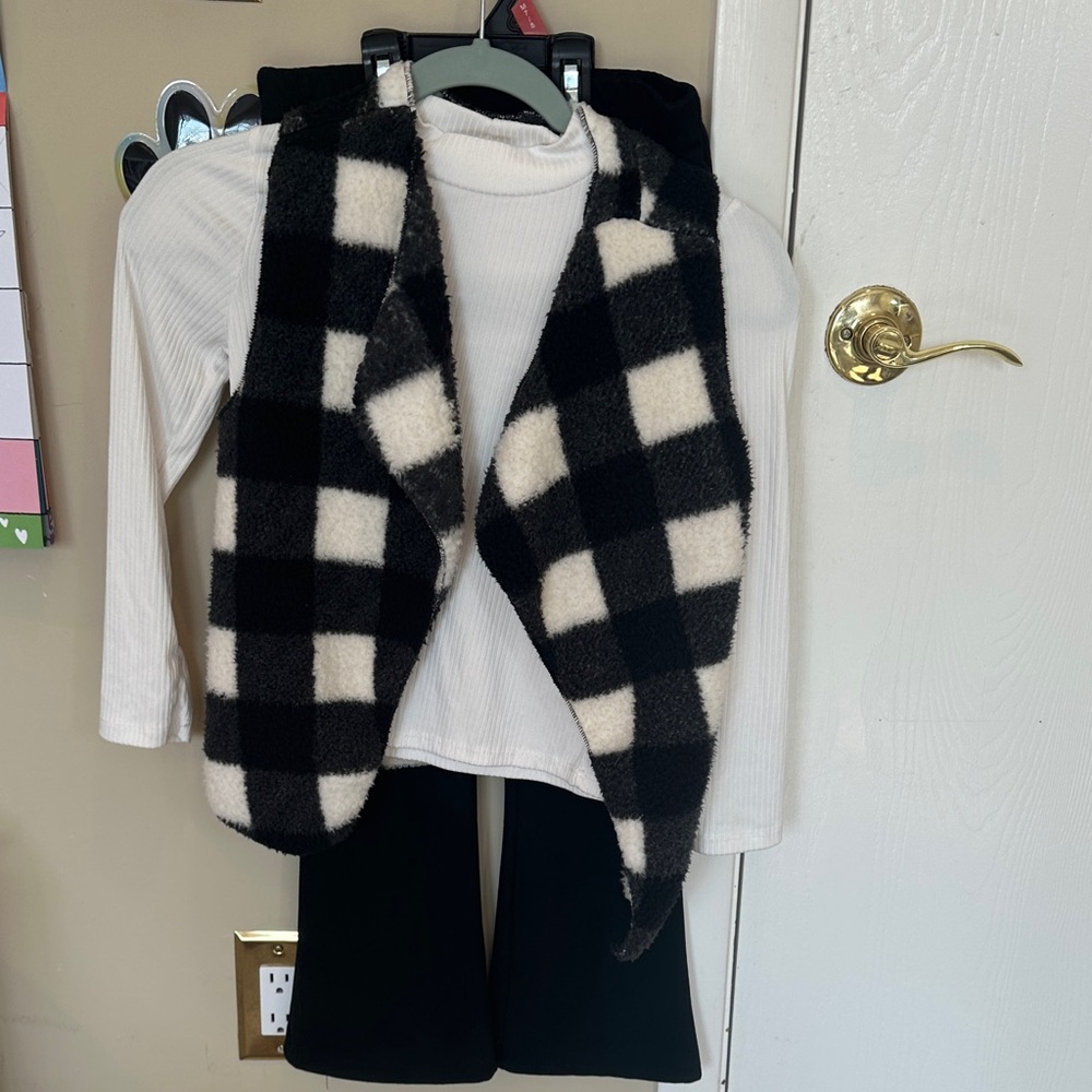 btween Black and White Kids Matching Set